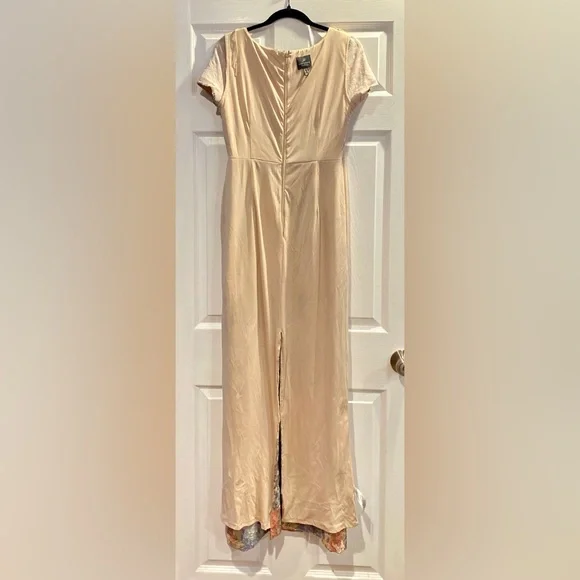 Adrianna Papell  Floral Dress with Satin Waistband size 10 - Picture 5 of 14